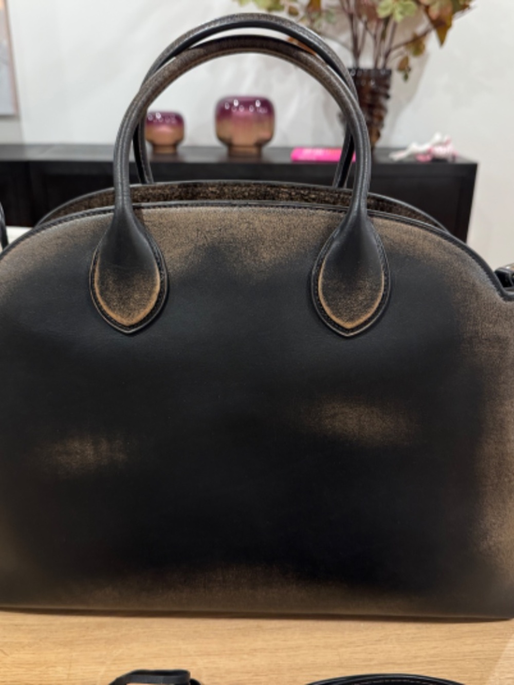 Coach Empire Carryall 40 Bag in Loved Leather W/ Charms - Picture 3 of 11